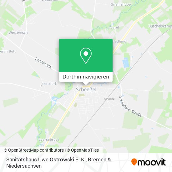 Sanitätshaus Uwe Ostrowski E. K. Karte