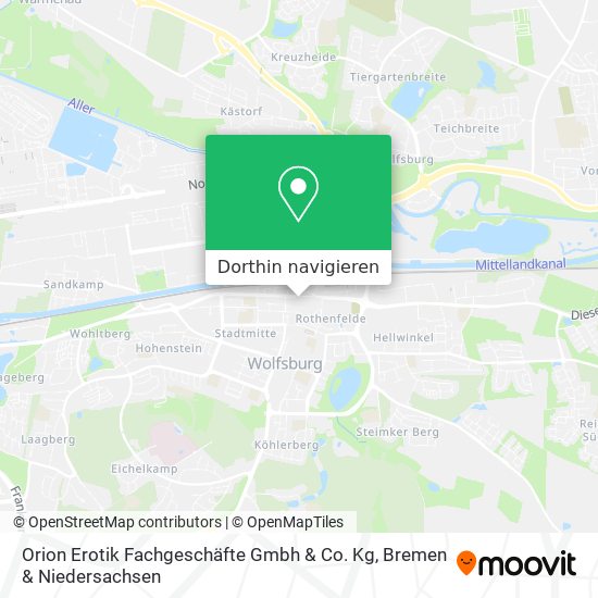 Orion Erotik Fachgeschäfte Gmbh & Co. Kg Karte
