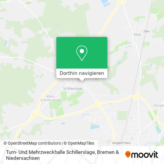 Turn- Und Mehrzweckhalle Schillerslage Karte