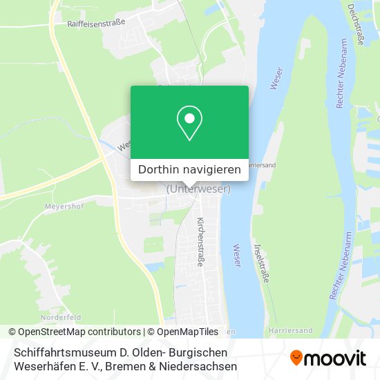 Schiffahrtsmuseum D. Olden- Burgischen Weserhäfen E. V. Karte