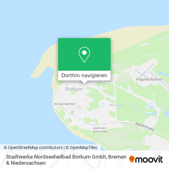 Stadtwerke Nordseeheilbad Borkum Gmbh Karte