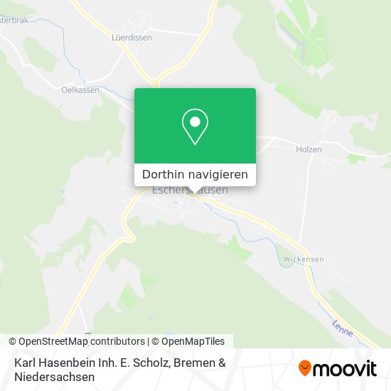 Karl Hasenbein Inh. E. Scholz Karte