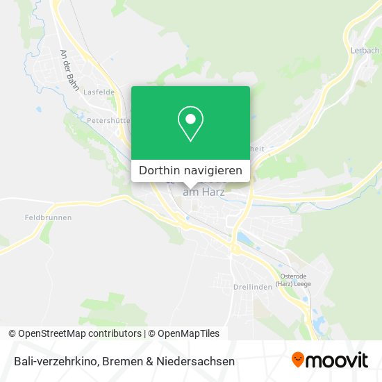 Bali-verzehrkino Karte