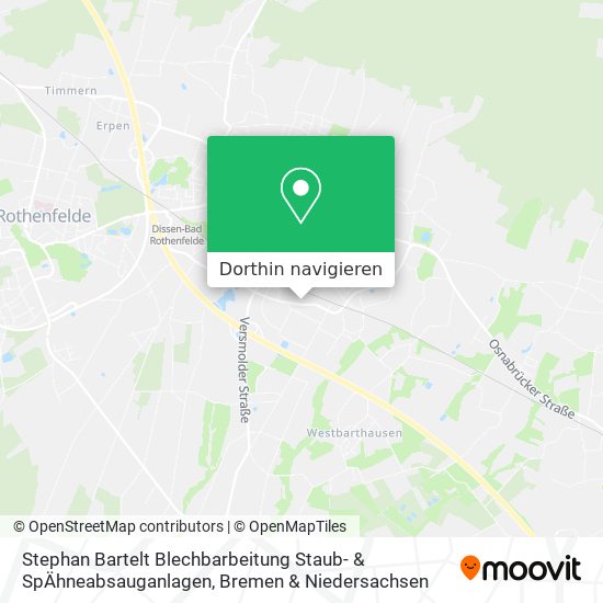 Stephan Bartelt Blechbarbeitung Staub- & SpÄhneabsauganlagen Karte