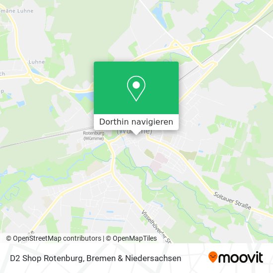 D2 Shop Rotenburg Karte