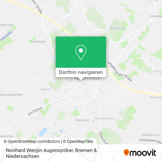 Reinhard Wergin Augenoptiker Karte