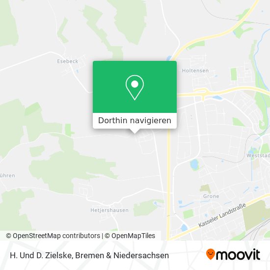 H. Und D. Zielske Karte