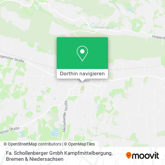 Fa. Schollenberger Gmbh Kampfmittelbergung Karte