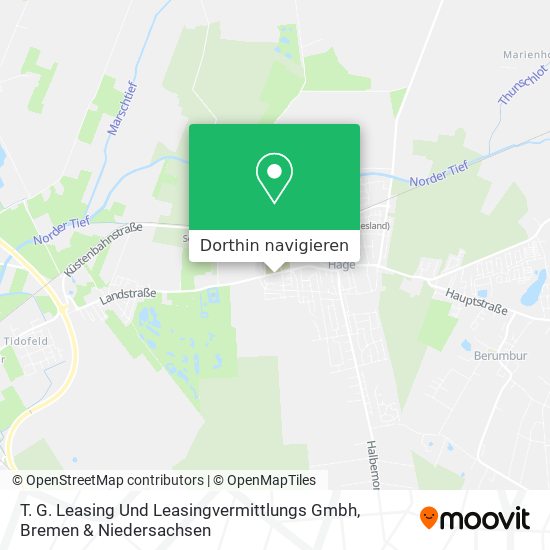 T. G. Leasing Und Leasingvermittlungs Gmbh Karte