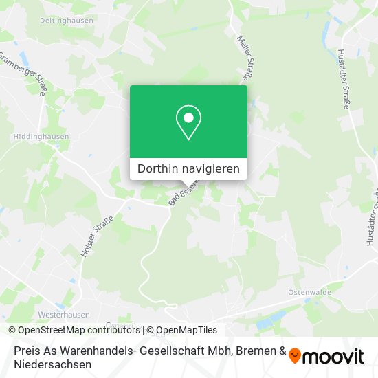 Preis As Warenhandels- Gesellschaft Mbh Karte