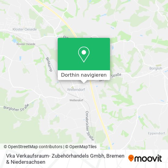 Vka Verkaufsraum- Zubehörhandels Gmbh Karte