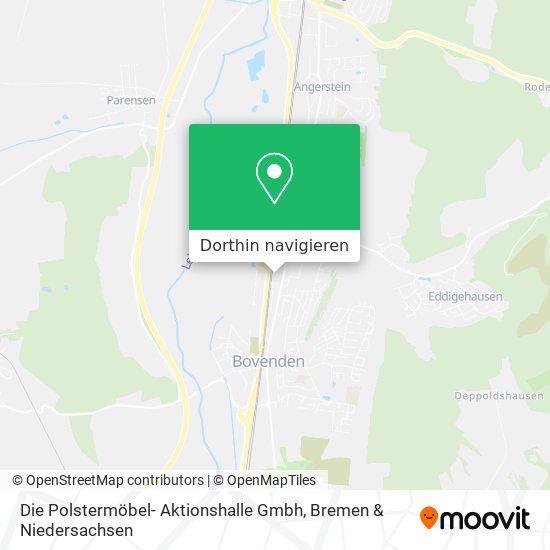 Die Polstermöbel- Aktionshalle Gmbh Karte