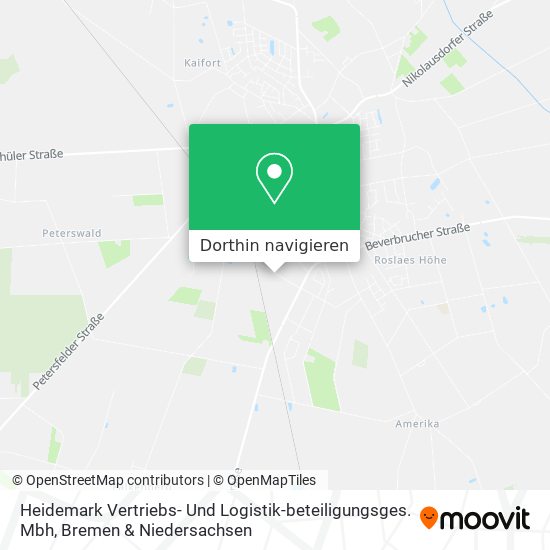 Heidemark Vertriebs- Und Logistik-beteiligungsges. Mbh Karte