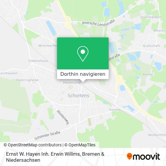 Ernst W. Hayen Inh. Erwin Willms Karte