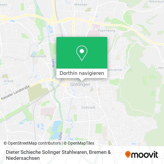Dieter Schieche Solinger Stahlwaren Karte