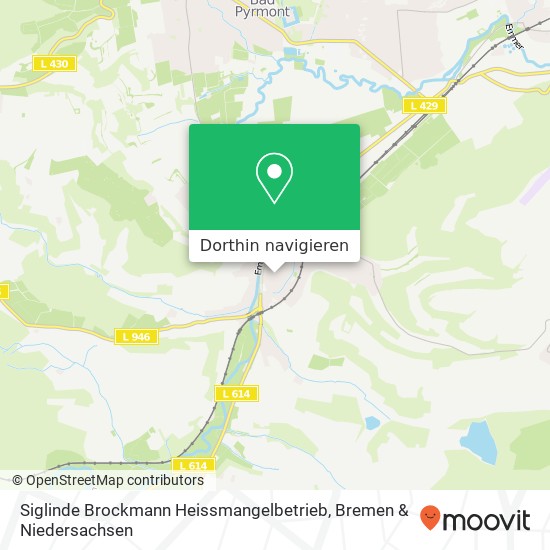 Siglinde Brockmann Heissmangelbetrieb Karte