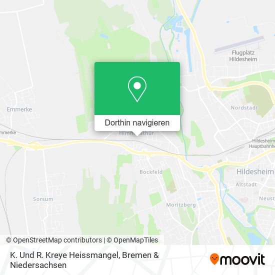 K. Und R. Kreye Heissmangel Karte