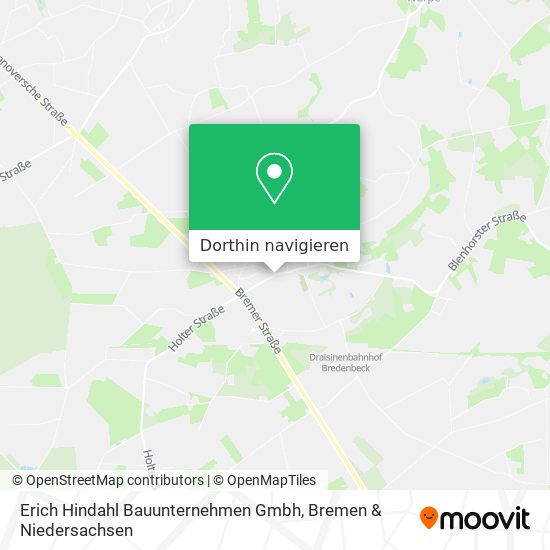 Erich Hindahl Bauunternehmen Gmbh Karte