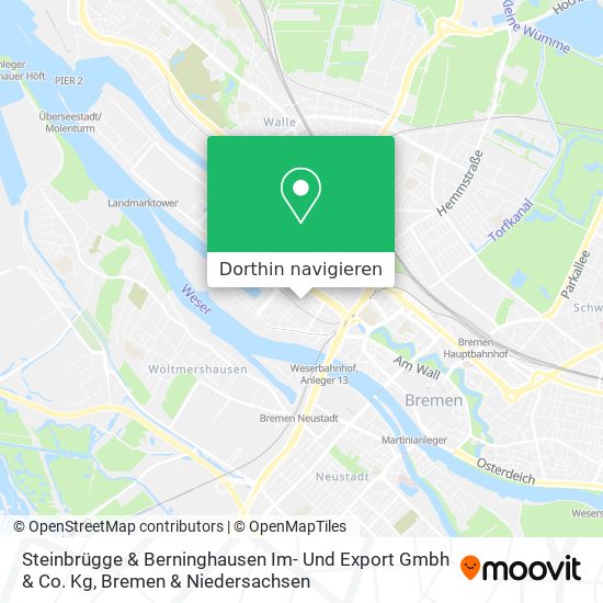 Steinbrügge & Berninghausen Im- Und Export Gmbh & Co. Kg Karte
