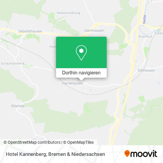 Hotel Kannenberg Karte
