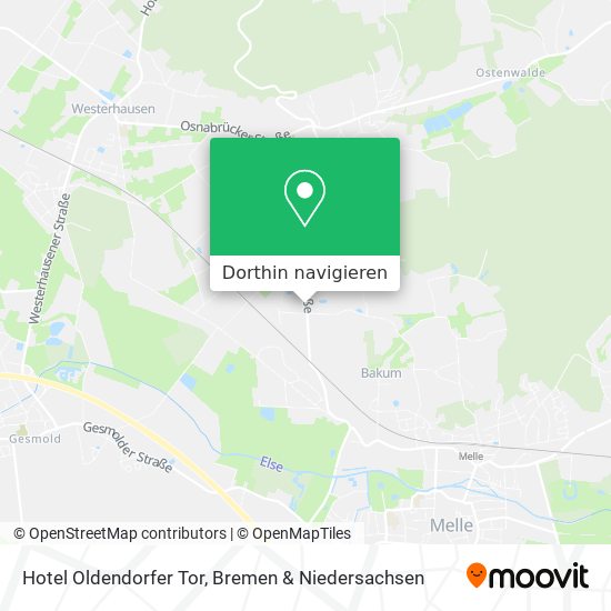 Hotel Oldendorfer Tor Karte
