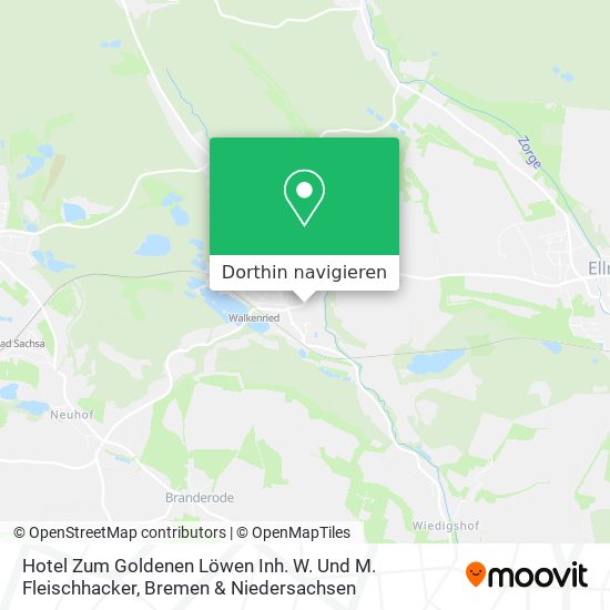 Hotel Zum Goldenen Löwen Inh. W. Und M. Fleischhacker Karte