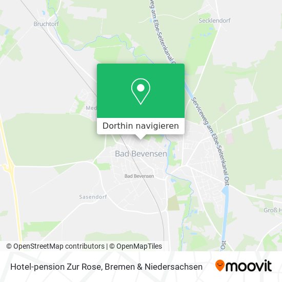 Hotel-pension Zur Rose Karte