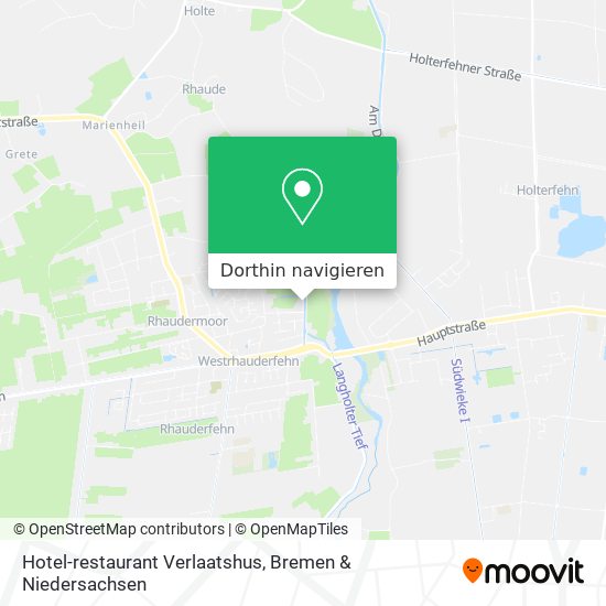 Hotel-restaurant Verlaatshus Karte