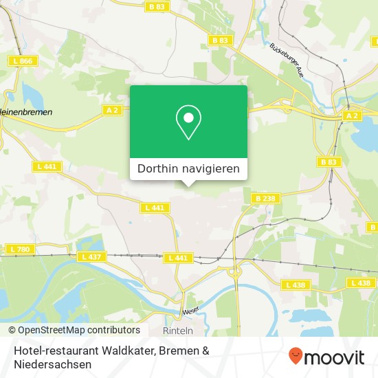 Hotel-restaurant Waldkater Karte