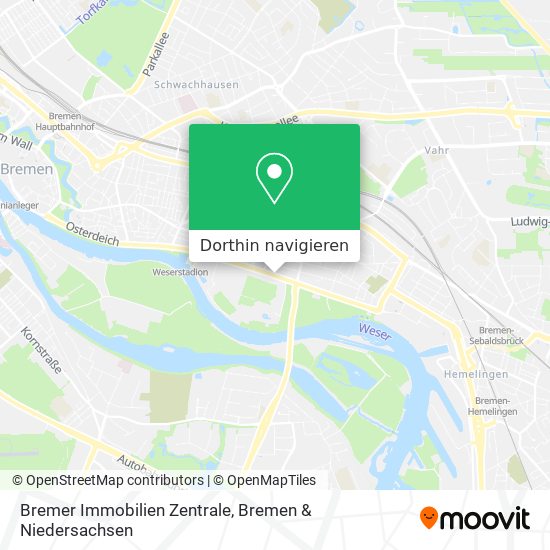 Bremer Immobilien Zentrale Karte