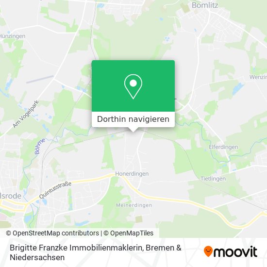 Brigitte Franzke Immobilienmaklerin Karte