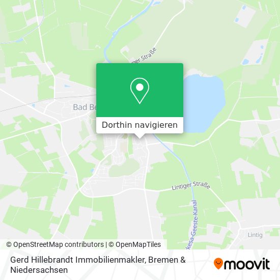 Gerd Hillebrandt Immobilienmakler Karte