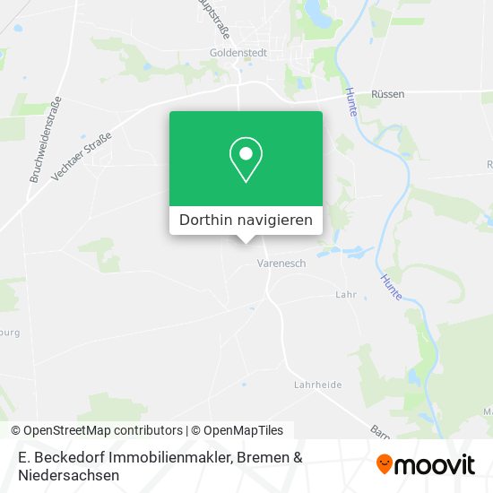 E. Beckedorf Immobilienmakler Karte