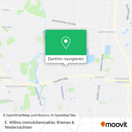E. Willms Immobilienmakler Karte