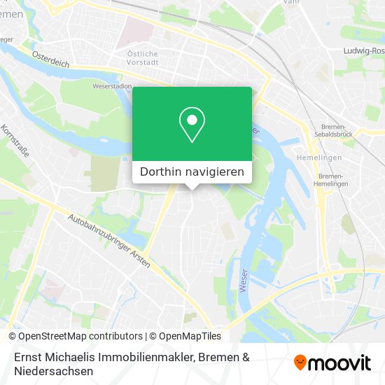 Ernst Michaelis Immobilienmakler Karte