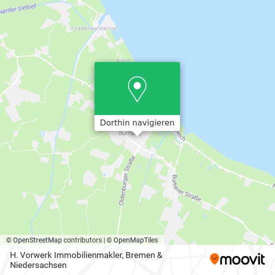 H. Vorwerk Immobilienmakler Karte