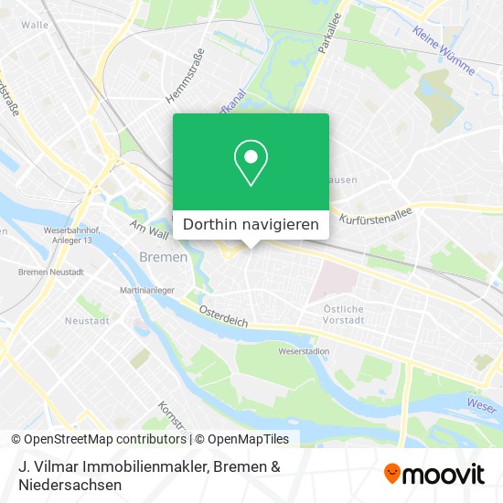 J. Vilmar Immobilienmakler Karte