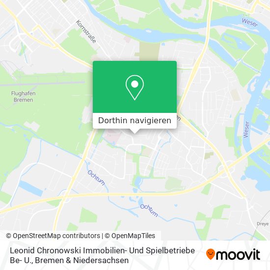 Leonid Chronowski Immobilien- Und Spielbetriebe Be- U. Karte