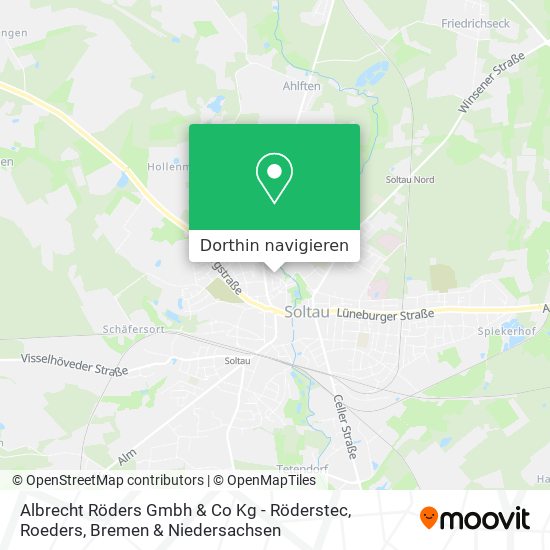 Albrecht Röders Gmbh & Co Kg - Röderstec, Roeders Karte
