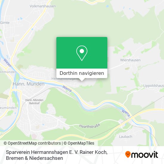 Sparverein Hermannshagen E. V. Rainer Koch Karte