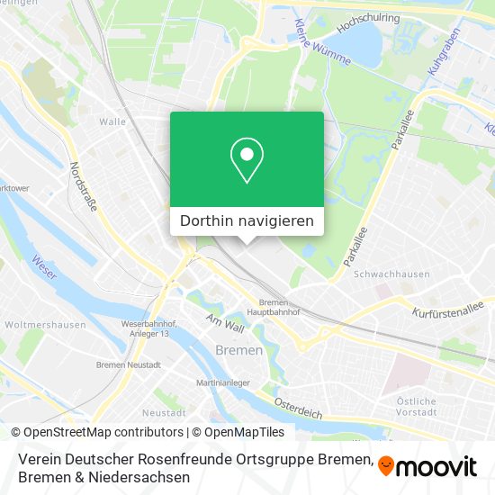 Verein Deutscher Rosenfreunde Ortsgruppe Bremen Karte