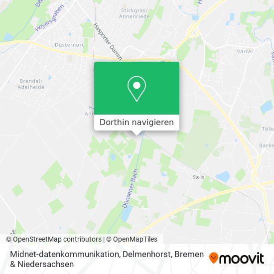 Midnet-datenkommunikation, Delmenhorst Karte