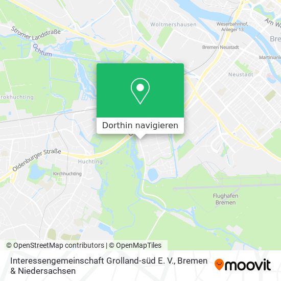 Interessengemeinschaft Grolland-süd E. V. Karte