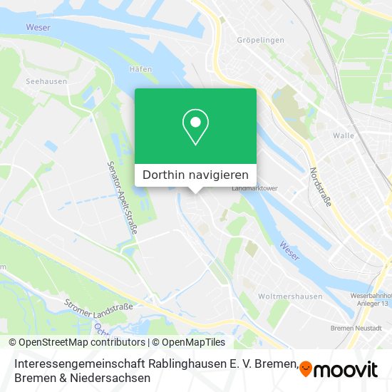 Interessengemeinschaft Rablinghausen E. V. Bremen Karte