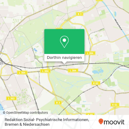 Redaktion Sozial- Psychiatrische Informationen Karte