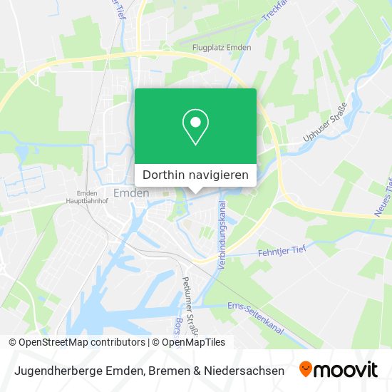 Jugendherberge Emden Karte