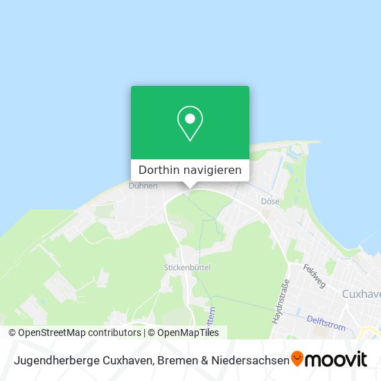 Jugendherberge Cuxhaven Karte