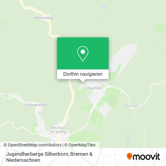 Jugendherberge Silberborn Karte