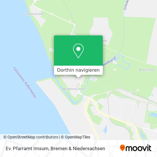Ev. Pfarramt Imsum Karte