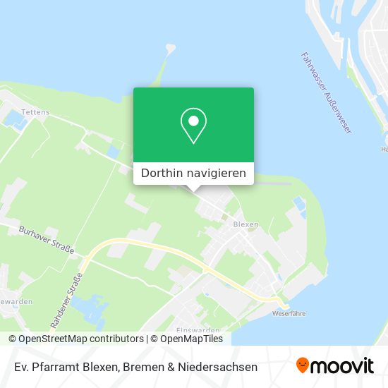 Ev. Pfarramt Blexen Karte
